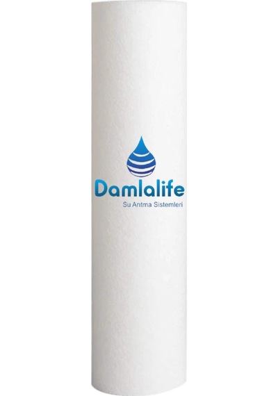 Damlalife 10"Inç 25 Micron Sediment Spun Elyaf Filtre 25 Adet