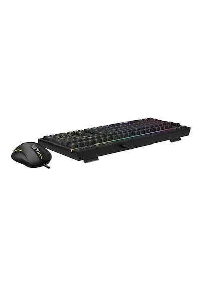 Rampage Km-r57 Seraphic Siyah Rgb Aydınlatmalı Q Oyuncu Multmedia Klavye Ve 12800 Dpı Mouse Gaming Set Optik