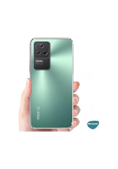Xiaomi Poco F4 İçin Kılıf Transparent Soft Şeffaf Poco F4 İle Uyumlu Kılıf - Şeffaf 50 x 22