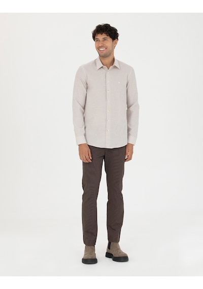 Pierre Cardin Erkek Kahverengi Pantolon Kanvas-chino 50278440-vr029 Kahverengi