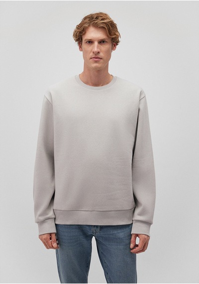 Mavi - Bisiklet Yaka Gri Basic Sweatshirt 0s10276-81582 Gri