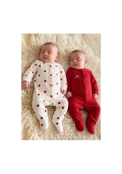 Altıntaş Baby Kırmızı Kalpler Kız Bebek Tulum Set Jungle Mood Jungle Mood