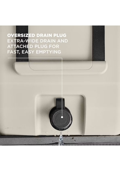 Coleman Pro 45qt Kamp Buzluğu 43l Taşınabilir 4 Gün Soğuk Tutar 74 Kutu Kapasiteli Tekne Yat Karavan Bej