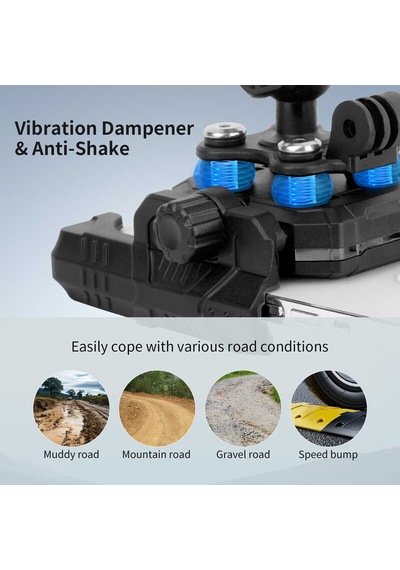 Mechrıg 9-16 Mm Boru Çapı Uyumlu Motosiklet Dikiz Aynası Telefon