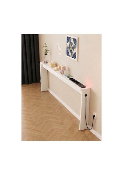 Café Royale Vintage & Usb-tech Konsol Raf - 3 Usb + 4 Priz Girişli Mdf Koltuk Arkası Raf Beyaz 180x85x12 Café Royale Vintage & Usb-tech Konsol Raf - 3 Usb + 4 Priz Girişli Mdf Koltuk Arkası Raf Beyaz 180x85x12