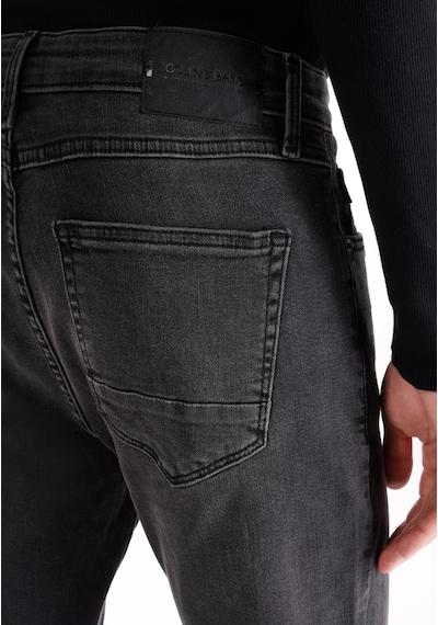 Colin's Colins Slim Fit Düşük Bel Dar Paça Erkek Siyah Jean Pantolon Cl1066414 Q1.v1 Dn42927 DENİM
