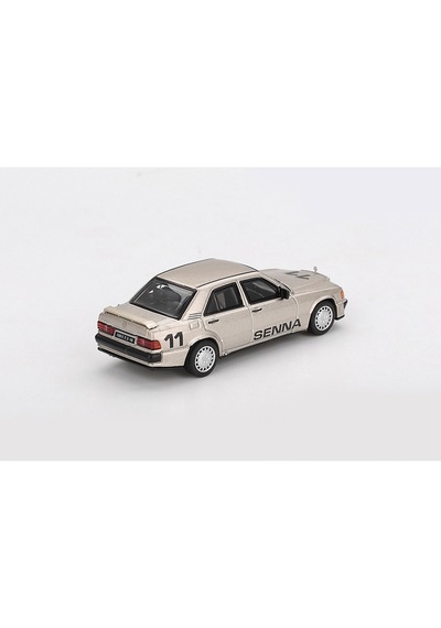 1:64 Ölçek Mercedes Benz 190e 2.3-16 No 11 Ayrton Senna Champion 1984 Diecast Metal Minyatür Model Araba 5cm