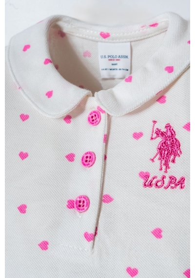 U.s. Polo Assn. Kız Bebek Beyaz Şort Takım 5274-50156 Beyaz