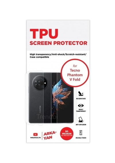 Tecno Phantom V Fold Arka Ve Yan Koruyucu Tpu Film