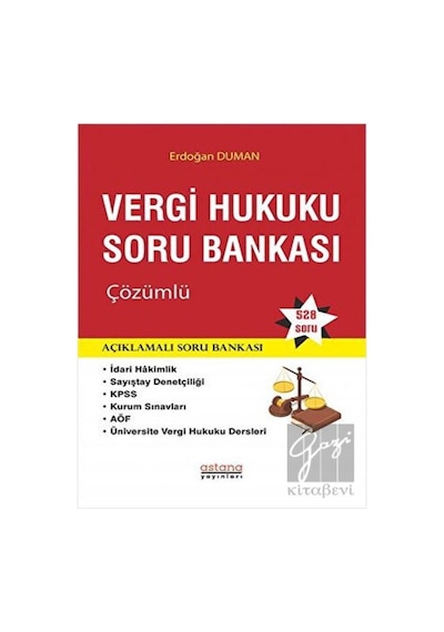 Vergi Hukuku Soru Bankası Çözümlü