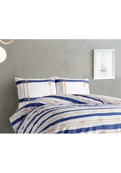 Marine Nevresim Takımı Serene Tek King Size - Beyaz
