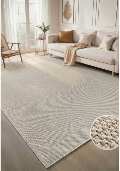 Fame Minimalist Sisal Halı - Fm02 Fm02w