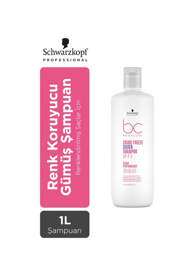 Schwarzkof Bc Clean Renk Koruyucu Gümüş Şampuan 1 L