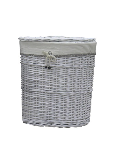 Koçtaş Bağcıklı Sepet L 51 x 37 CM Beyaz