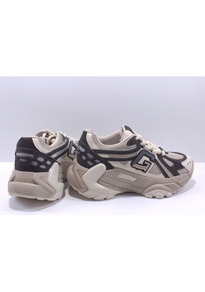 Guja 25k366 Kadın Sneaker Spor Ayakkabı Bej Siyah