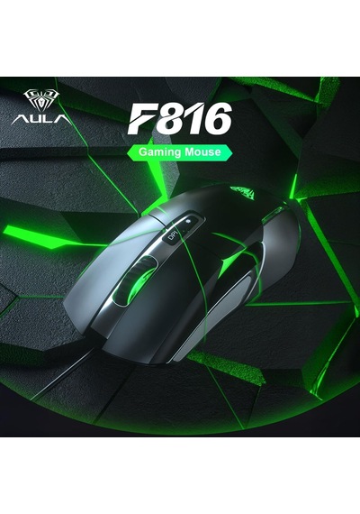 F816 Rgb Efektli 12800dpı Kablolu Optik Gaming Oyuncu Mouse