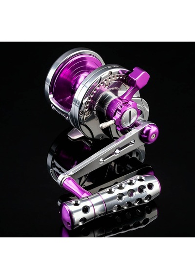 Jigging Master Monster Game Pe3 Turbo Knob Sağ Kol Titanium Purple Jig Olta Makinesi