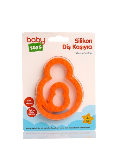 Baby Toys Bebek Silikon Diş Kaşıyıcı Çok Renkli