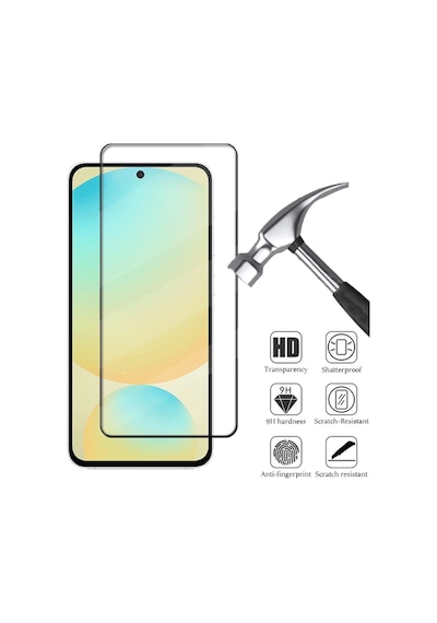 İphone 17 Pro Uyumlu Tam Kaplayan Darbeye Dayanıklı Kırılmaz Cam Seramik Ekran Koruyucu
