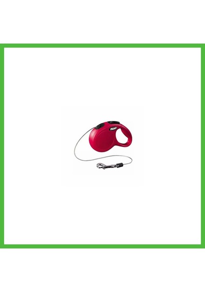 Vaveni New Classic Otomatik İp Köpek Gezdirme Tasması Xsmall 3 Mt Kırmızı Arz