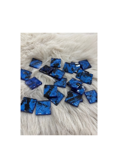 Sanatsal Kristal Mozaik Ks-29 23x23mm Metalik Mavi 250gr