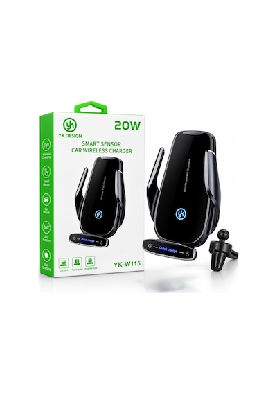 Yk-w115 Sensörlü 20w Araç Şarj Aleti