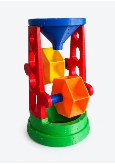 Eğitici Kum Ve Su Çarkı Değirmeni Plaj Oyuncağı 22 Cm