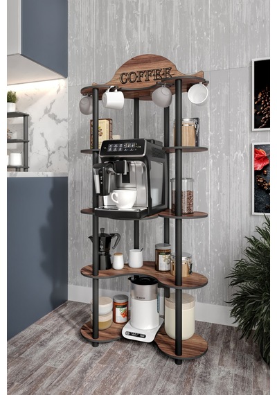 Cortado Kahve Köşesi Ceviz Kahverengi