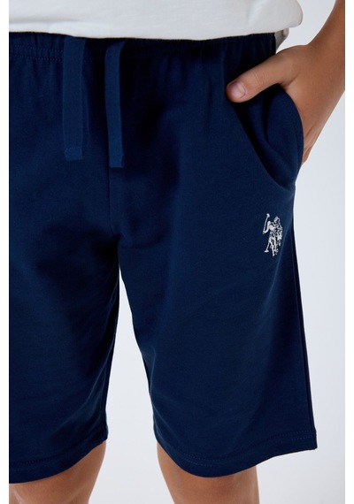 U.s. Polo Assn. Erkek Çocuk Beyaz Bermuda Takım Us2442-c-v1 Beyaz