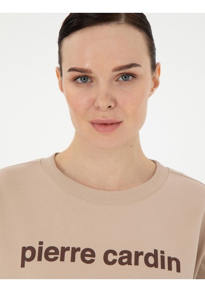 Pierre Cardin Kadın Bej Sweatshirt 50308055-vr011 Bej
