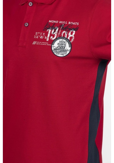 AR-MA Arma Erkek Slim Fit Polo Yaka Tişört Y9tyo7985 kırmızı