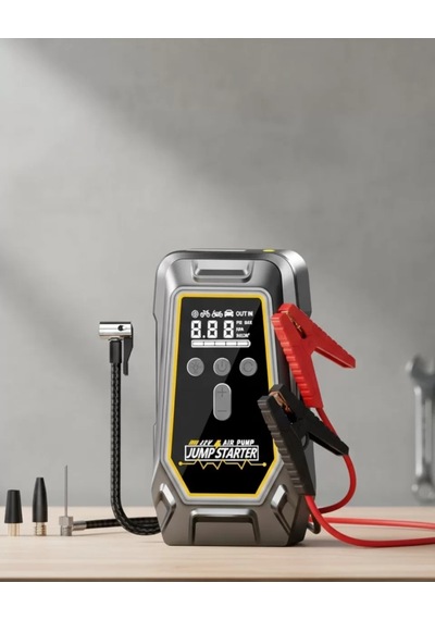 Home Akü Takviye Lastik Şişirme Ve Powerbank Özellikli Çok Fonksiyonlu Cihaz