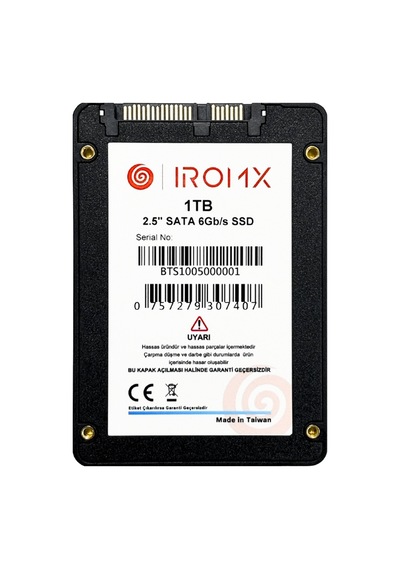 Iromx Ir1tbs3 1 Tb 500-480mb/s Sata 2.5 İnch Ssd Harddisk