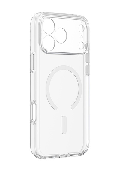Apple iPhone Uyumlu 18 Pro Kılıf M-safe Özellikli Kamera Korumalı Amazingthing Minimal Lens Serisi Kapak Şeffaf