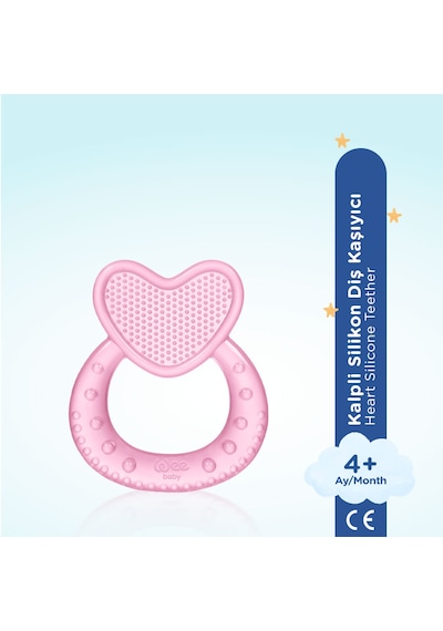 Kalpli Silikon Diş Kaşıyıcı Pembe