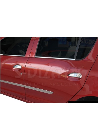 S-Dizayn  Dacia Sandero 2 Krom Cam Çıtası 4 Prç 2013-2020