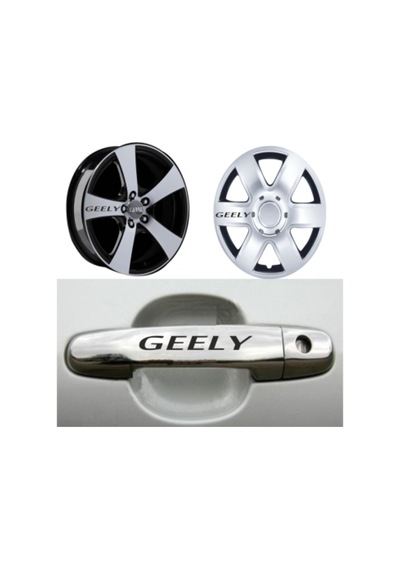 Geely Kapı Jant Sticker Yapıştırma 8 Adet