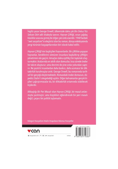 Hayvan Çiftliği - George Orwell - Can Yayınları