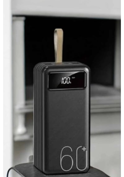 Powerbank 60.000 Mah 4 Portlu Uzun Şarj Süreli Dijital Göstergeli Çok Renkli 24119404