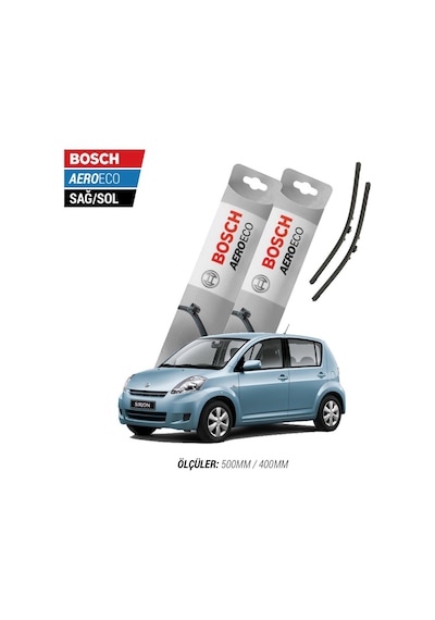 Daihatsu Sirion Silecek Takımı 2005-2009 Bosch Aeroeco