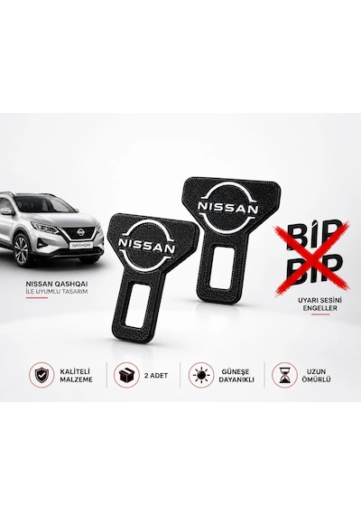 Nissan Kemer Tokası , Nissan Logolu Araç Kemer İkaz , Nissan Kemer Bip Bip - 2 Adet