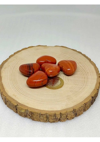 Kırmızı Jasper Taşı Kalp Şekilli 14-16gr