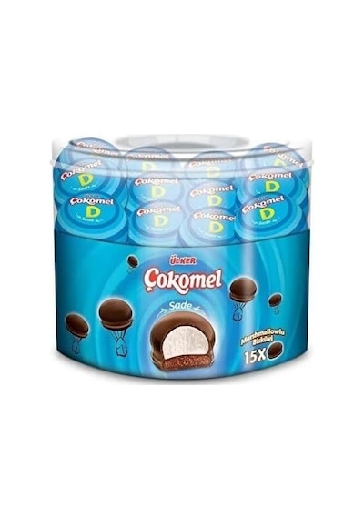 Çokomel Marshmallow Sade - Kutulu - 180 Gram - 6 Kutu