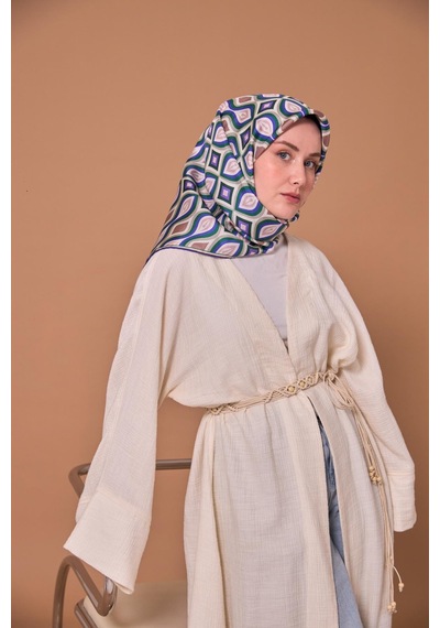 Silk Home Twill İpek Eşarp 11470-10 Beyaz, Zümrüt, Mocha Mousse, Mor