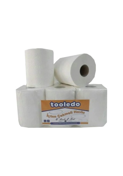 Tooledo İçten Çekmeli Kağıt Havlu 6'lı