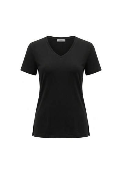 Hanezza Kadın Büyük Beden V Yaka Yanı Yırtmaçlı Pamuklu Viskon T- Shirt Serifikalı Kumaş Siyah - 30798238 Siyah Hanezza Kadın Büyük Beden V Yaka Yanı Yırtmaçlı Pamuklu Viskon T- Shirt Serifikalı Kumaş Siyah - 30798238 Siyah