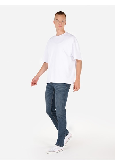 Colin's Colins 044 Karl Normal Kesim Düşük Bel Düz Paça Mavi Erkek Pantolon Cl1070544 Denim