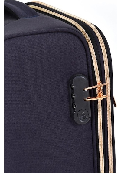 Fossil Unisex Orta Boy Kumaş Valiz 027-02 Lacivert
