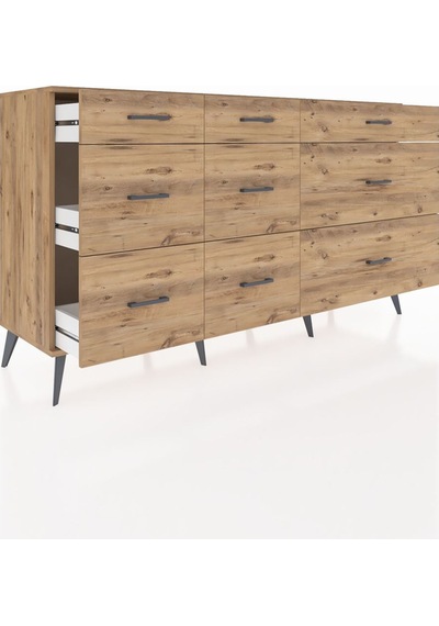 Hyperion Konsol 9 Çekmeceli 176x44x99 Çam-çam Çam-çam Hyperion Konsol 9 Çekmeceli 176x44x99 Çam-çam Çam-çam