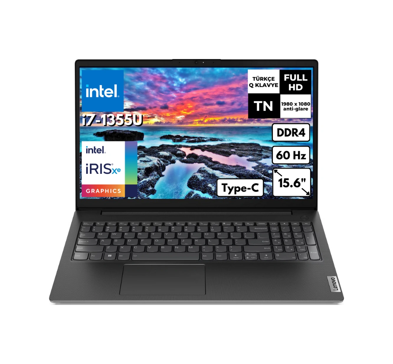 Lenovo V15 G4 IRU 83A100HXTRAT43 i7-1355U 8 GB 1 TB SSD 15.6'' W11P Dizüstü Bilgisayar
